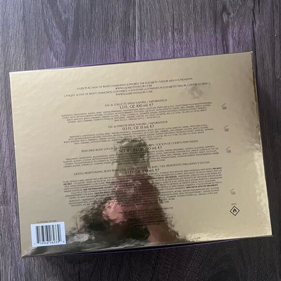 Elizabeth Taylor White Diamonds For Her 4 Pc Fragrance Set - Picture 3 of 3